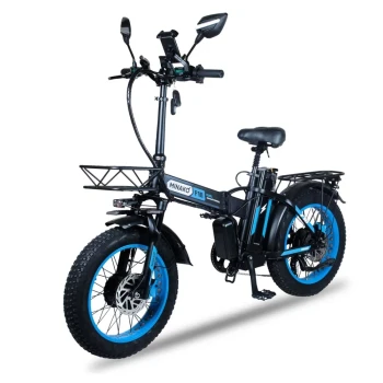 Электровелосипед Minako F10 Dual PRO синий