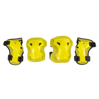 Набор защиты Tech Team Safety line 600, цвет желтый (размер S)